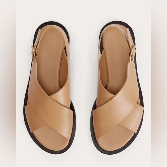 NEW EVERLANE The City Crossover Sandal in Sand - Picture 6 of 9